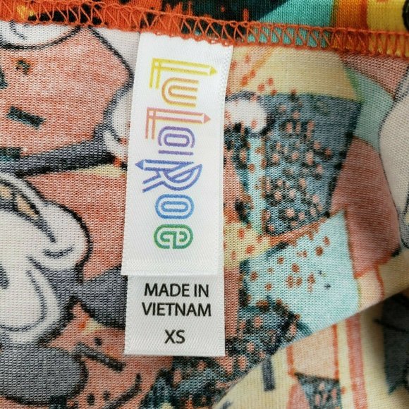 Lularoe Disney XS Classic T Mickey Mouse Orange - Picture 5 of 7